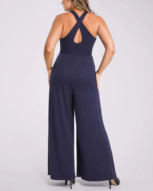 Bare Essentials™ AirSlim® Deep Plunge Built-In Shaping Jumpsuit