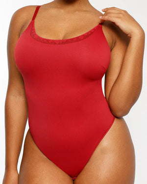 Body string caraco à bordure en dentelle AirSlim®