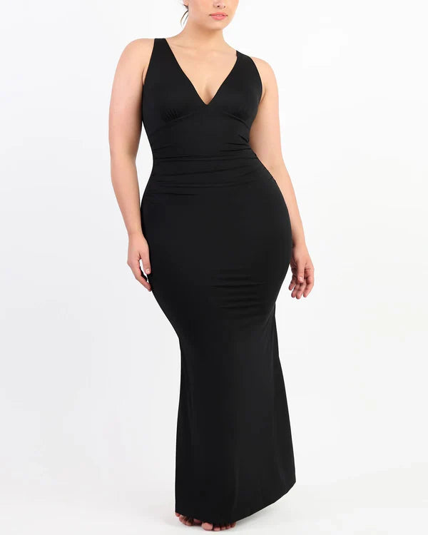 Robe moulante à ourlet sirène
