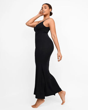 Robe longue gainante