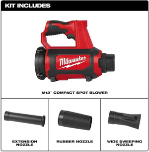 M12 Lithium-Ion Cordless Compact Spot Blower (Tool Only)