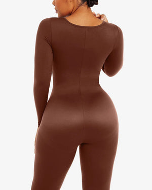 Combinaison sport gainante à manches longues AirSlim®