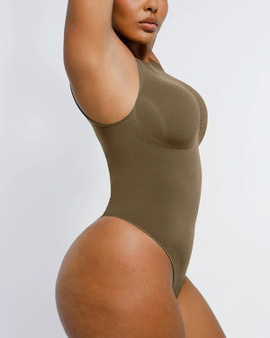 Bare Essentials™ Skin Flow™ 2.0 High Neck Thong Bodysuit