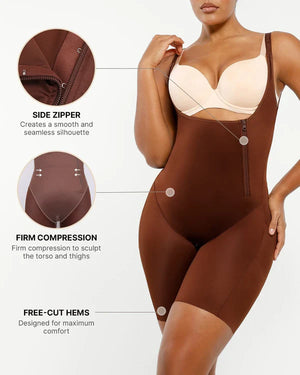 BOOT-YEAH™ SilkSculpt™ Open Bust Full Bodysuit
