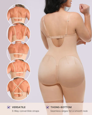 Body mi-cuisse sans bretelles Bare Essentials™ AirSlim®