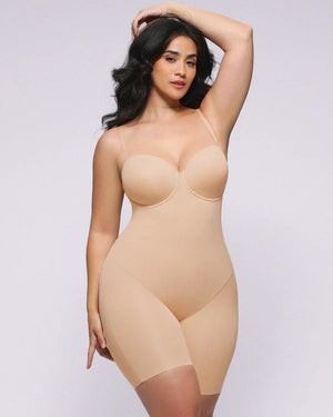 Body mi-cuisse sans bretelles Bare Essentials™ AirSlim®