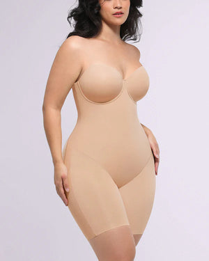 Body mi-cuisse sans bretelles Bare Essentials™ AirSlim®