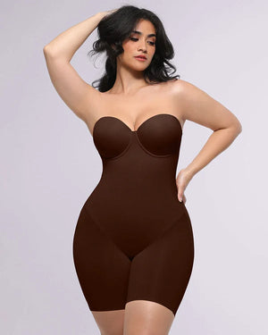 Body mi-cuisse sans bretelles Bare Essentials™ AirSlim®