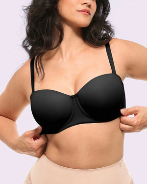 Convertible Strapless Push Up Bra