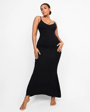 Robe longue gainante