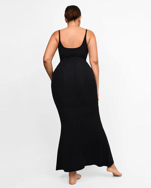 Robe longue gainante