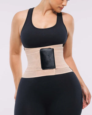 Ceinture de musculation en latex respirant NeoSweat® AirSlim®