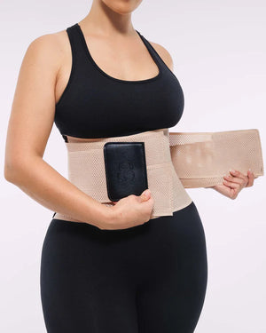 Ceinture de musculation en latex respirant NeoSweat® AirSlim®