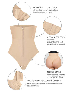Bare Essentials™ AirSlim® High-Rise Body Sculpting Thong