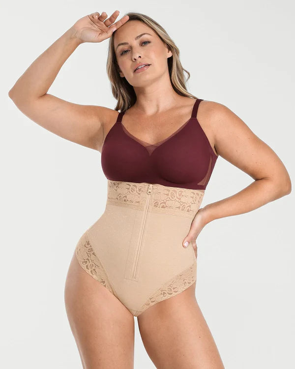 Bare Essentials™ AirSlim® High-Waisted Polka Dot Shaping Brief
